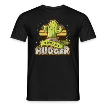 Pas de cactus câlins - T-shirt homme - noir - Devant - AI Model Male 178 light (178cm)
