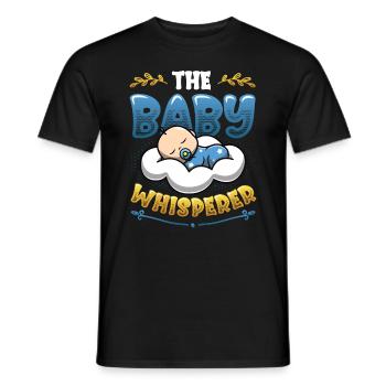 The Baby Whisperer Nounou Childminder Baby-sitter - T-shirt homme - noir - Devant - AI Model Male 178 light (178cm)