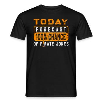 Chirurgie de prothèse d’humour amputée Amputation - T-shirt homme - noir - Devant - AI Model Male 178 light (178cm)