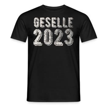 Geselle 2023 Gesellenprüfung - Männer T-Shirt - Schwarz - Vorne - AI Model Male 178 light (178cm)