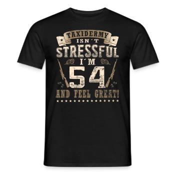 Taxidermistes 54e anniversaire Taxidermistes - T-shirt homme - noir - Devant - AI Model Male 178 light (178cm)