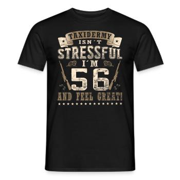 Taxidermistes 56e anniversaire Taxidermistes - T-shirt homme - noir - Devant - AI Model Male 178 light (178cm)