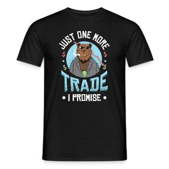 Plus qu’un seul échange que je promets - T-shirt homme - noir - Devant - AI Model Male 178 light (178cm)