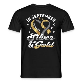 Personnes sourdes malentendantes - T-shirt homme - noir - Devant - AI Model Male 178 light (178cm)