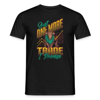 Plus qu’un seul échange que je promets - T-shirt homme - noir - Devant - AI Model Male 178 light (178cm)