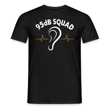Hearing impaired Deaf childbearing language - Men's T-Shirt - black - Front - AI Model Male 178 light (178cm)