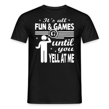 Troubles auditifs Langage de procréation sourd - T-shirt homme - noir - Devant - AI Model Male 178 light (178cm)