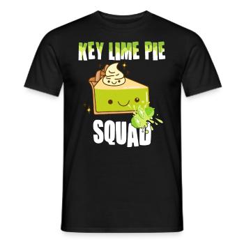 Funny Lemon Cake Design - Men's T-Shirt - black - Front - AI Model Male 178 light (178cm)