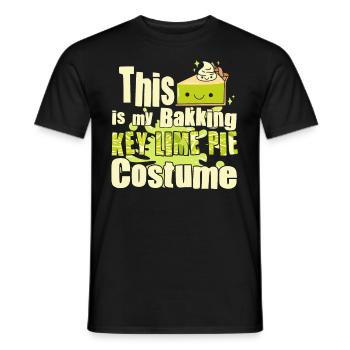 Funny Lemon Cake Design - Men's T-Shirt - black - Front - AI Model Male 178 light (178cm)
