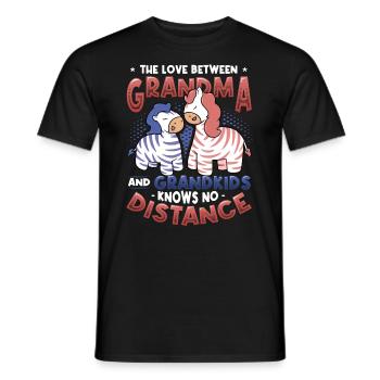 Auf Wiedersehen Und Abschied, Umzugsgroßmutter - Männer T-Shirt - Schwarz - Vorne - AI Model Male 178 light (178cm)