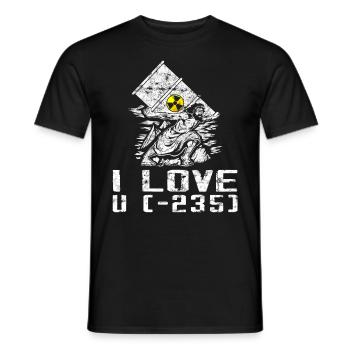 Nuclear Power - Proud Nuclear Engineer - Men's T-Shirt - black - Front - AI Model Male 178 light (178cm)