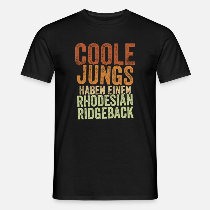 Rhodesian Ridgeback - Männer T-Shirt - Schwarz