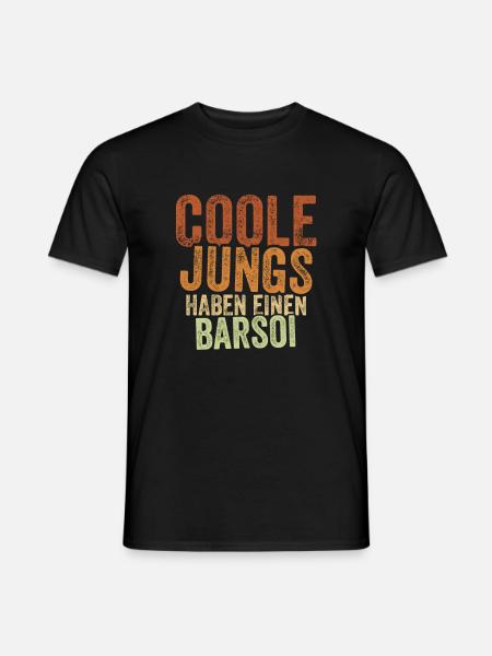 Barsoi - Männer T-Shirt - Schwarz