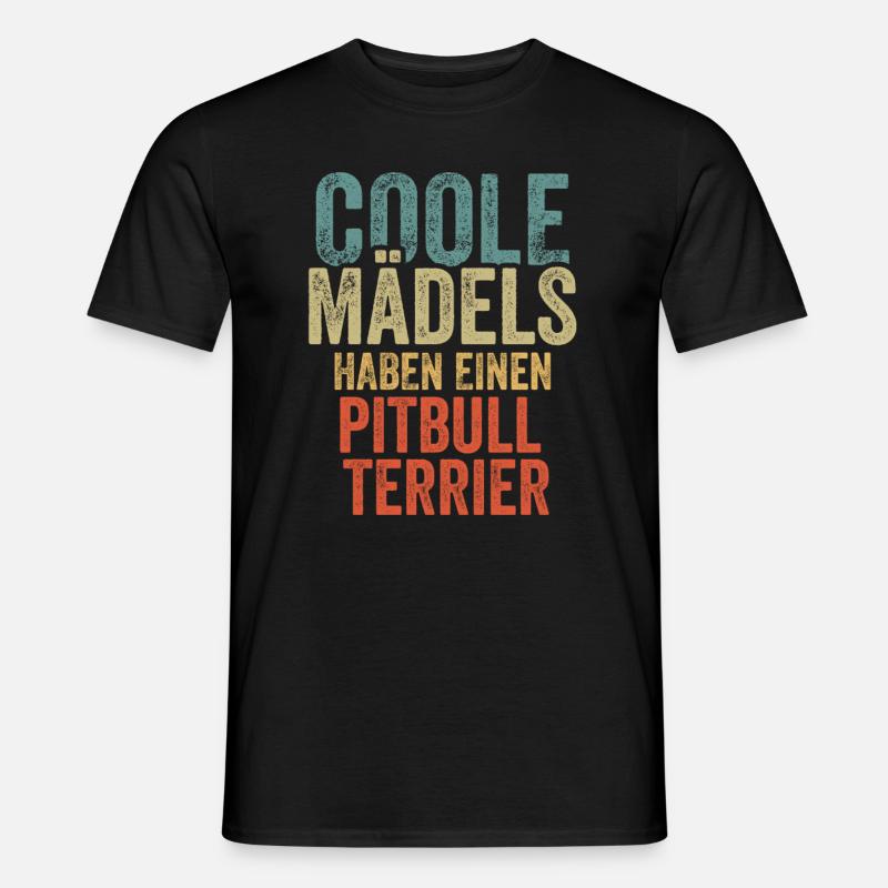 Pitbull Terrier - Männer T-Shirt - Schwarz