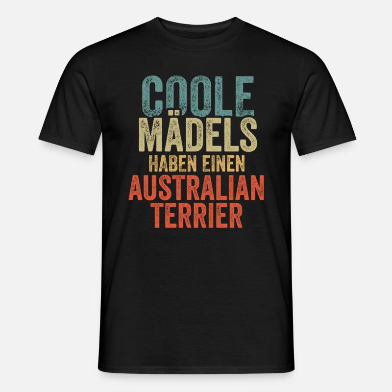 Australian Terrier - Männer T-Shirt - Schwarz