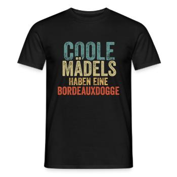 Bordeauxdogge - Männer T-Shirt - Schwarz - Vorne - AI Model Male 178 light (178cm)