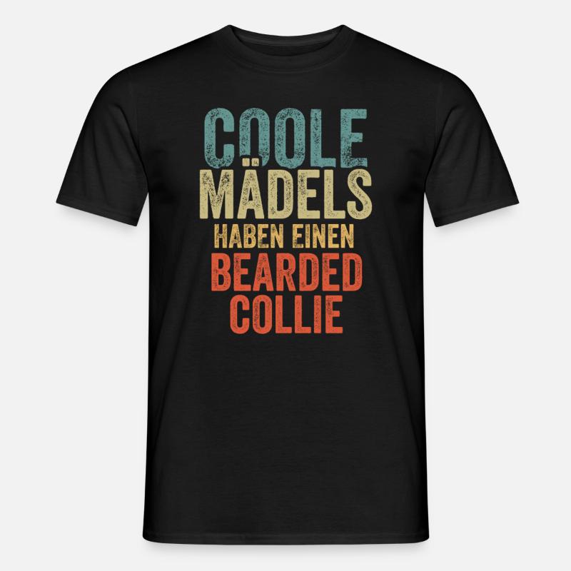 Bearded Collie - Männer T-Shirt - Schwarz