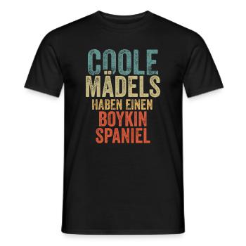 Boykin Spaniel - Männer T-Shirt - Schwarz - Vorne - AI Model Male 178 light (178cm)
