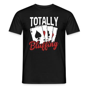 Poker Player Poker Player Poker Gift - Men's T-Shirt - black - Front - AI Model Male 178 light (178cm)