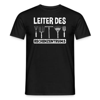 Leiter Des Rechenzentrum Lustiges Gärtner Garten - Männer T-Shirt - Schwarz - Vorne - AI Model Male 178 light (178cm)
