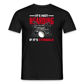 Schlagzeug Schlagzeuger Geschenk - Männer T-Shirt - Schwarz - Vorne - AI Model Male 178 light (178cm)