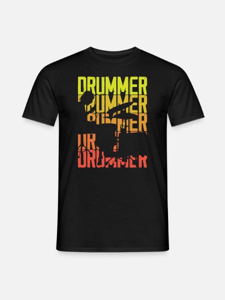 Drums Drummer Gift - T-shirt homme - noir