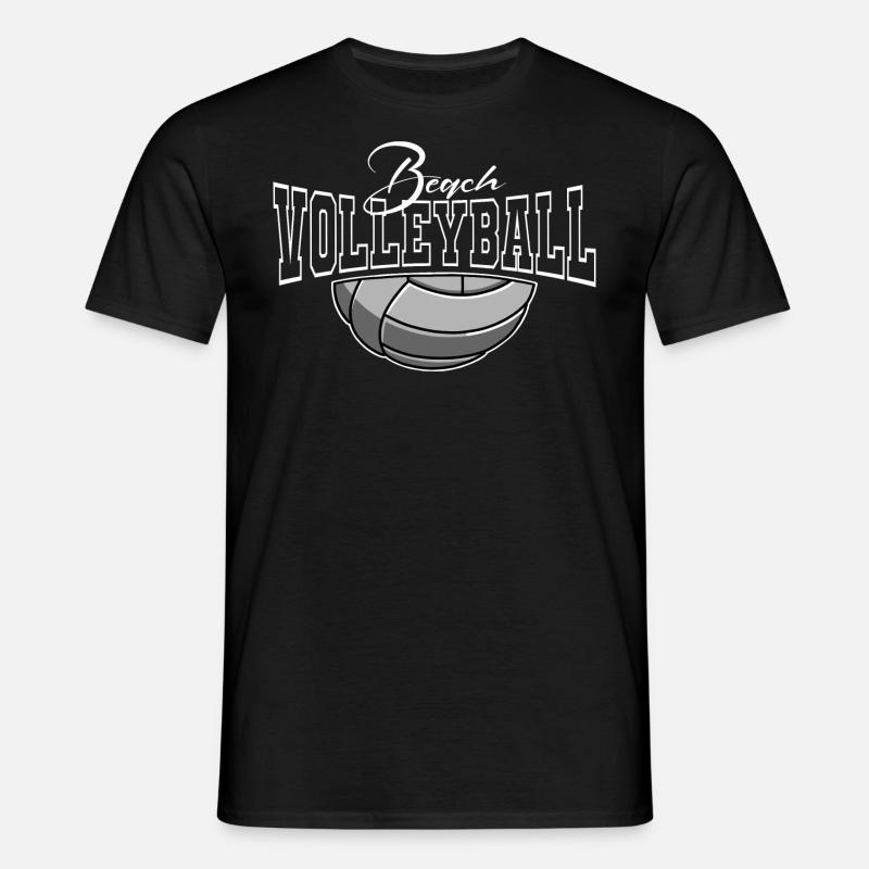 Beach volleyball - Men's T-Shirt - black