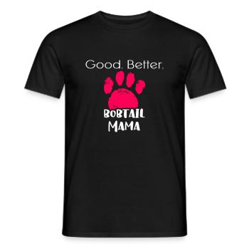 Bobtail - Men's T-Shirt - black - Front - AI Model Male 178 light (178cm)