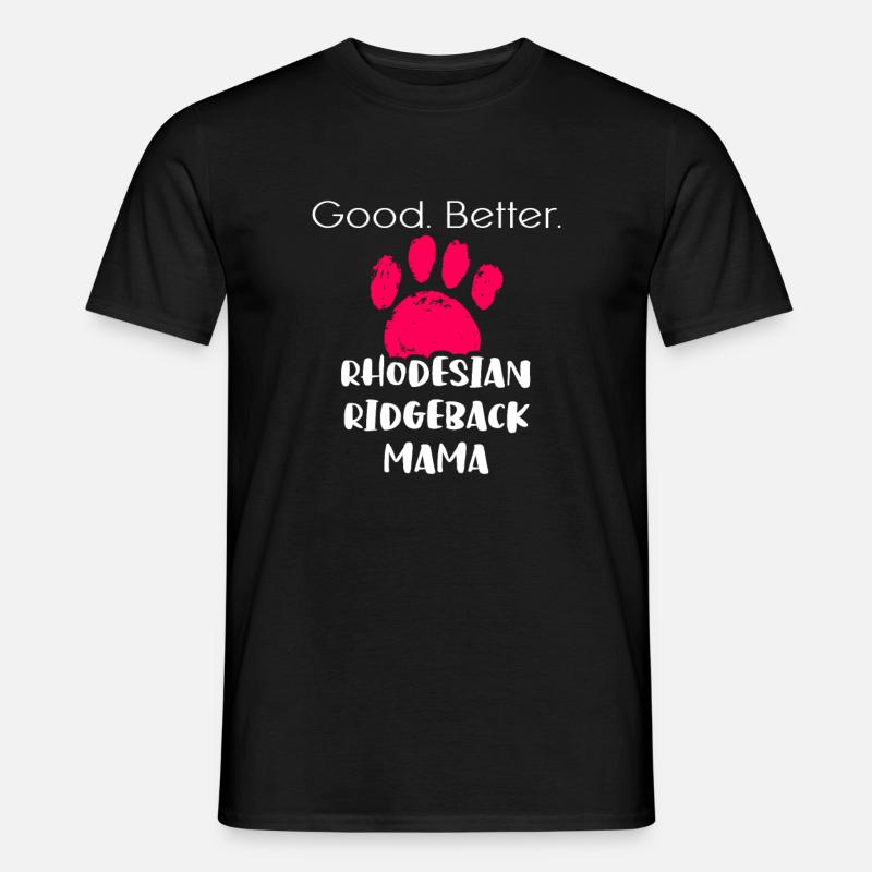 Rhodesian Ridgeback - Männer T-Shirt - Schwarz