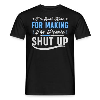 Anesthesia Nurse - Funny Anesthesia - Men's T-Shirt - black - Front - AI Model Male 178 light (178cm)