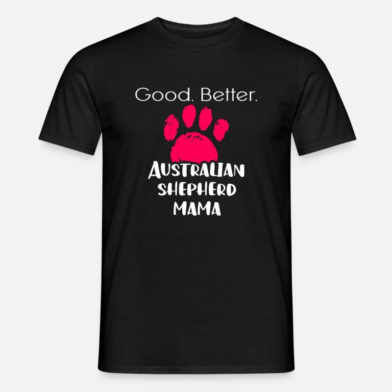 Australian Shepherd - Männer T-Shirt - Schwarz