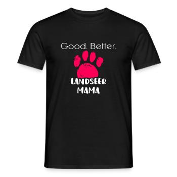 Landseer - T-shirt homme - noir - Devant - AI Model Male 178 light (178cm)