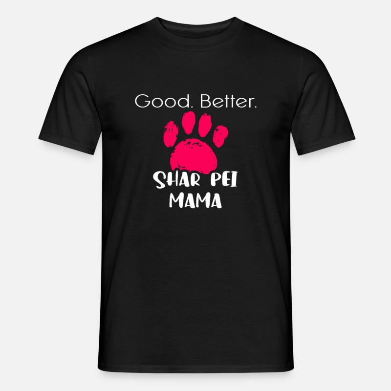 Shar Pei - Männer T-Shirt - Schwarz