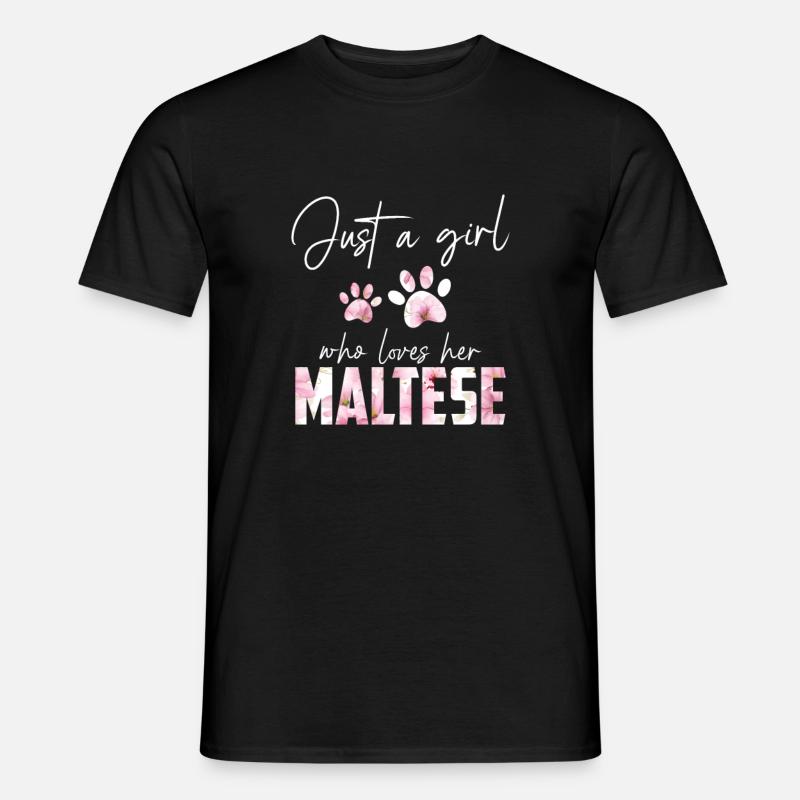 Malteser - Männer T-Shirt - Schwarz