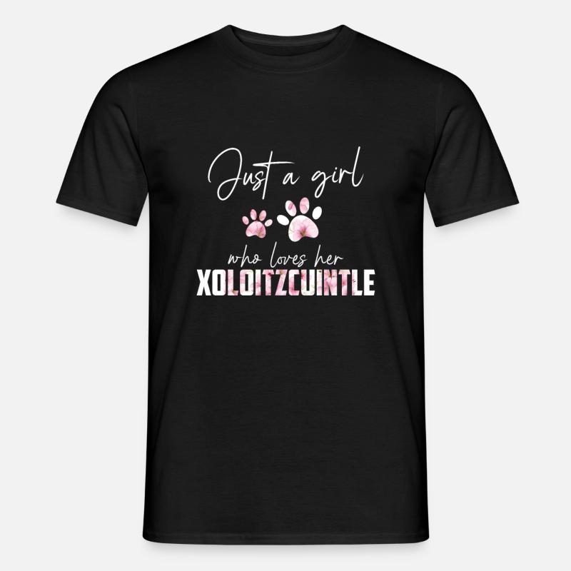 Xoloitzcuintle - Men’s T-shirt - black