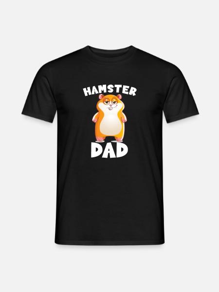 Hamster Dad - Men's T-Shirt - black