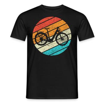 E-Bike Cyclist Cadeau Vélo Cycliste - T-shirt homme - noir - Devant - AI Model Male 178 light (178cm)