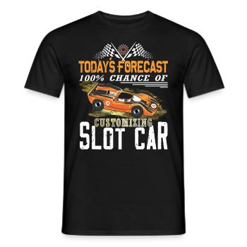 Modèle de véhicule - Personnalisation de la voiture à sous - T-shirt homme - noir - Devant - AI Model Male 178 light (178cm)