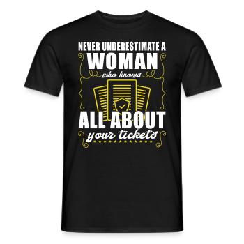 Des choses drôles pour les agents d’assurance - T-shirt homme - noir - Devant - AI Model Male 178 light (178cm)