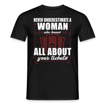 Des choses drôles pour les agents d’assurance - T-shirt homme - noir - Devant - AI Model Male 178 light (178cm)