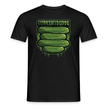 Gurkentruppe Mannschafts Outfit Humor Verein - Männer T-Shirt - Schwarz - Vorne - AI Model Male 178 light (178cm)