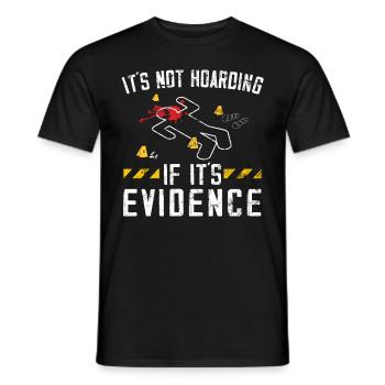 Forensic Scientist - Forensic Criminology - Men's T-Shirt - black - Front - AI Model Male 178 light (178cm)