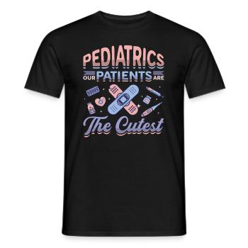 Pädiatrie, Unsere Patienten Sind Die Süßesten - Männer T-Shirt - Schwarz - Vorne - AI Model Male 178 light (178cm)