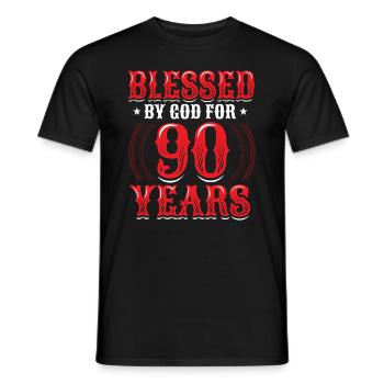 Ordensleute Seit 90 Jahren Von Gott Gesegnet - Männer T-Shirt - Schwarz - Vorne - AI Model Male 178 light (178cm)