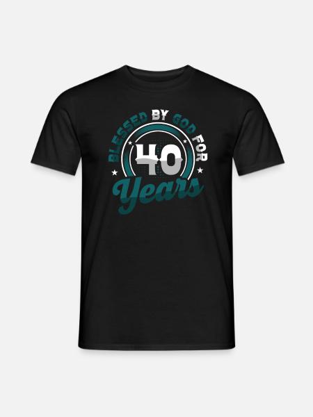 Von Gott Gesegnete Ordensleute Seit 40 Jahren - Männer T-Shirt - Schwarz