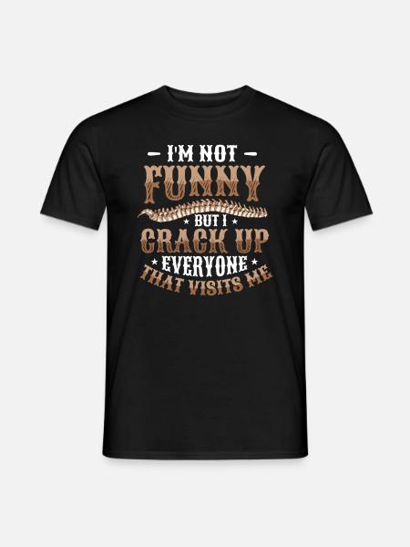 I'm not funny - Men's T-Shirt - black