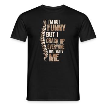I'm not funny - Men's T-Shirt - black - Front - AI Model Male 178 light (178cm)