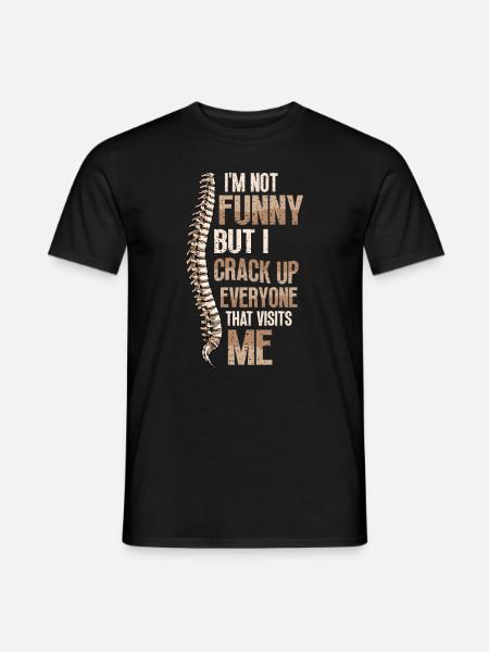 I'm not funny - Men's T-Shirt - black