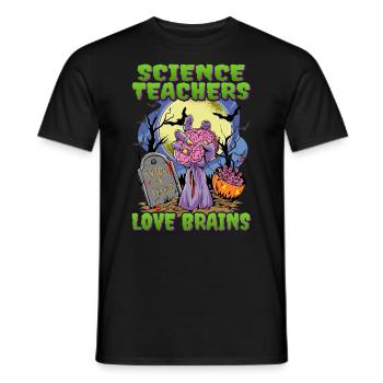 Lehrer Für Naturwissenschaften Halloween - Männer T-Shirt - Schwarz - Vorne - AI Model Male 178 light (178cm)