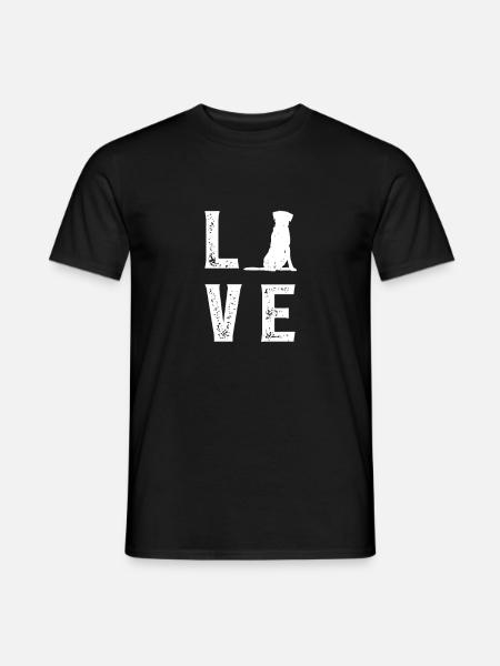 Beauceron Love - Men's T-Shirt - black